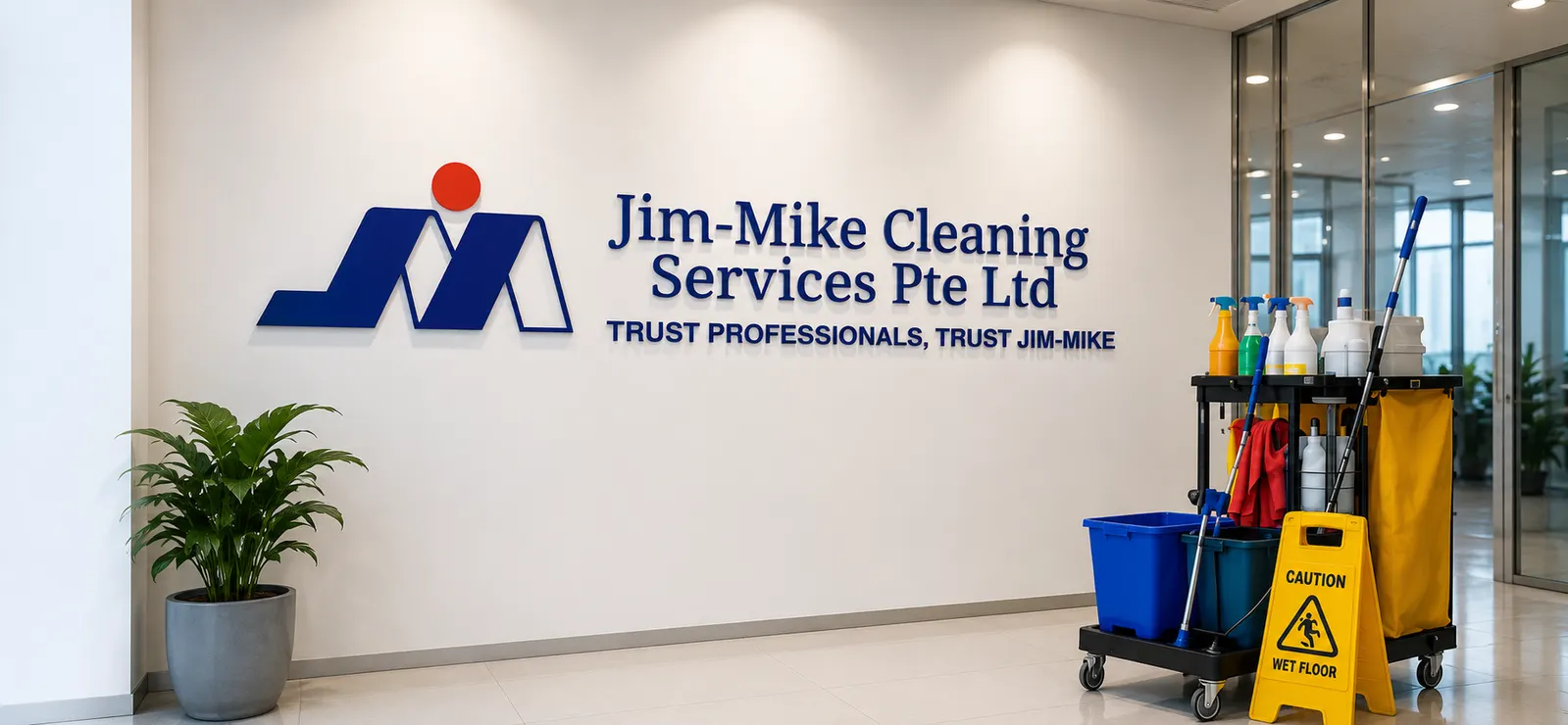 Jim-Mike Cleaning Services reception