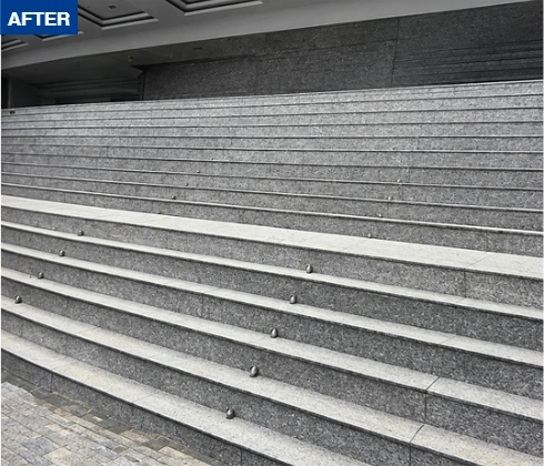 Royal Thai Armed Forces Headquarters stairs after restoration
